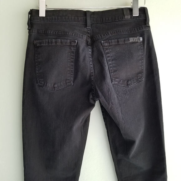 7 For all Mankind black skinny - Picture 3 of 8